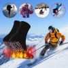 3 Pairs Heated Socks; Self Heating Socks for Men Women; Massage Anti-Freezing for Fishing Camping Hiking Skiing and Foot Warmer